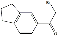 2-溴-1-(2,3-二氢-1H-茚-5-基)乙烷-1-酮 结构式