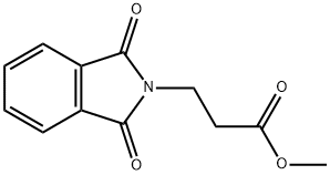 邻苯二甲酰基-3-氨基丙酸甲酯 结构式