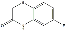 6-氟-2H-苯并[B][1,4]噻嗪-3(4H)-酮 结构式