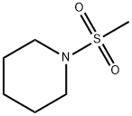 1-(甲基磺酰基)哌啶 结构式
