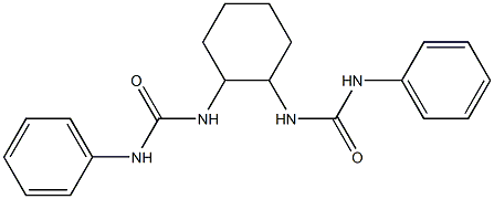 N,N''-1,2-cyclohexanediylbis(N'-phenylurea) 结构式