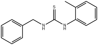 1-benzyl-3-(2-methylphenyl)thiourea 结构式