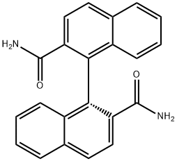 R-[1,1'-Binaphthalene]-2,2'-dicarboxamide 结构式