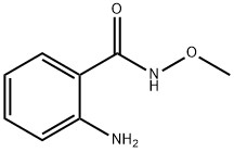 2-氨基-N-甲氧基苯甲酰胺 结构式