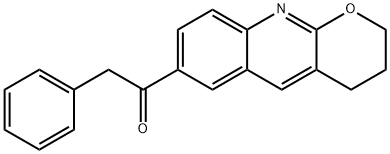 1-(3,4-dihydro-2H-pyrano[2,3-b]quinolin-7-yl)-2-phenylethanone 结构式