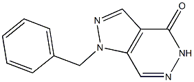 1-Benzyl-1H-pyrazolo[3,4-d]pyridazin-4(5H)-one 结构式