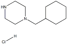 1-(环己基甲基)哌嗪盐酸盐 结构式