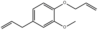 4-烯丙基-1-(烯丙氧基)-2-甲氧基苯 结构式