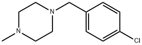 1-(4-chlorobenzyl)-4-methylpiperazine 结构式