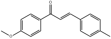 (2E)-1-(4-methoxyphenyl)-3-(4-methylphenyl)prop-2-en-1-one 结构式
