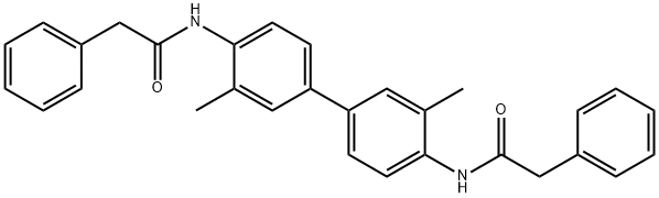 N,N'-(3,3'-dimethyl-4,4'-biphenyldiyl)bis(2-phenylacetamide) 结构式