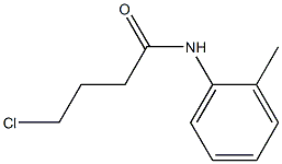 4-Chloro-N-(2-methylphenyl)butyramide, 97% 结构式