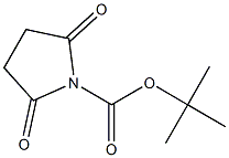 1-Pyrrolidinecarboxylic acid, 2,5-dioxo-, 1,1-dimethylethyl ester 结构式