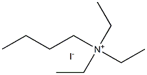 1-Butanaminium, N,N,N-triethyl-, iodide 结构式