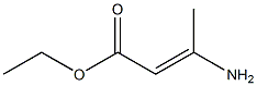 ethyl (E)-3-aminobut-2-enoate 结构式