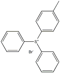 二苯基(对甲苯基)溴化磺 结构式