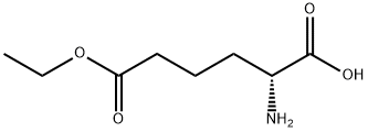 R-2-氨基己二酸-6-乙酯 结构式