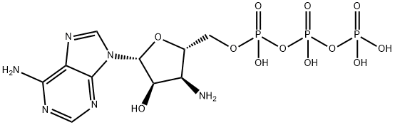 3'-DEOXY-3'-AMINO-ATP 结构式