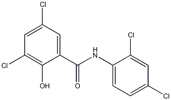 Benzamide,3,5-dichloro-N-(2,4-dichlorophenyl)-2-hydroxy- 结构式