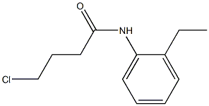 4-Chloro-N-(2-ethylphenyl)butyramide 结构式