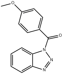 1-(4-methoxybenzoyl)-1H-1,2,3-benzotriazole 结构式