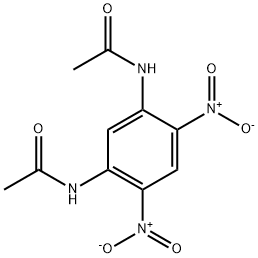 N,N'-(4,6-二硝基-1,3-亚苯基)二乙酰胺 结构式