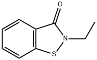 2-乙基-1,2-苯并异噻唑啉-3-酮 结构式