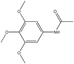 N-(3,4,5-三甲氧基苯基)乙酰胺 结构式