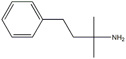 2-甲基-4-苯基丁烷-2-胺 结构式