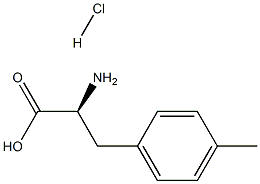 L-4-甲基苯丙氨酸盐酸盐 结构式