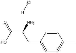 D-4-甲基苯丙氨酸盐酸盐 结构式