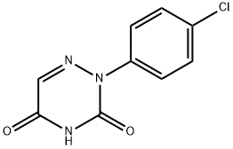 2-(4-Chloro-phenyl)-2H-[1,2,4]triazine-3,5-dione 结构式