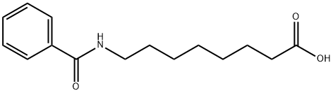 8-(benzoylamino)- Octanoic acid 结构式