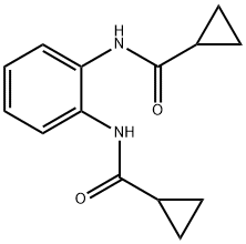 N,N'-1,2-phenylenedicyclopropanecarboxamide 结构式