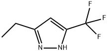 5-乙基-3-三氟甲基-1H-吡唑 结构式