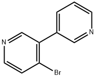 4-bromo-3,3'-bipyridine 结构式