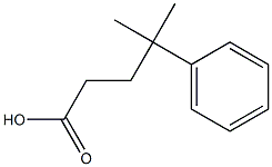 4-甲基-4-苯基戊酸 结构式