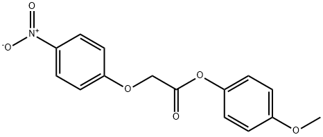 4-methoxyphenyl (4-nitrophenoxy)acetate 结构式