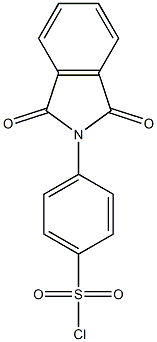 Benzenesulfonyl chloride, 4-(1,3-dihydro-1,3-dioxo-2H-isoindol-2-yl)- 结构式
