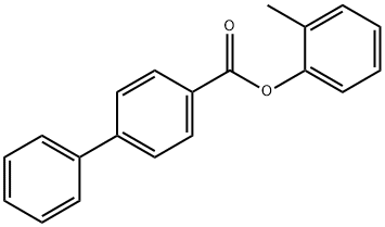 2-methylphenyl 4-biphenylcarboxylate 结构式