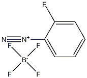 Benzenediazonium, 2-fluoro-, tetrafluoroborate(1-) 结构式