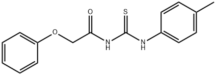 N-{[(4-methylphenyl)amino]carbonothioyl}-2-phenoxyacetamide 结构式