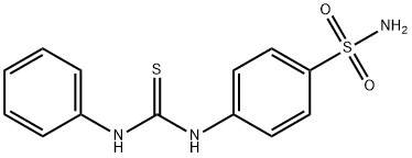 4-[(anilinocarbonothioyl)amino]benzenesulfonamide 结构式