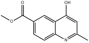 2-甲基-4-氧代-1,4-二氢喹啉-6-羧酸甲酯 结构式