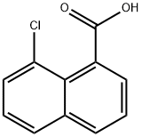 8-氯-1-萘甲酸 结构式