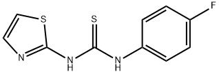 1-(4-氟苯基)-3-(噻唑-2-基)硫脲 结构式