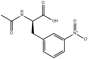 N-乙酰基-3-硝基-D-苯丙氨酸 结构式
