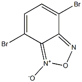 2,1,3-Benzoxadiazole, 4,7-dibromo-, 1-oxide 结构式