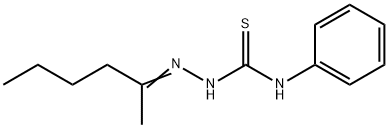 2-hexanone N-phenylthiosemicarbazone 结构式
