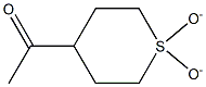 1-(1,1-二氧化四氢-2H-硫代吡喃-4-基)乙酮 结构式